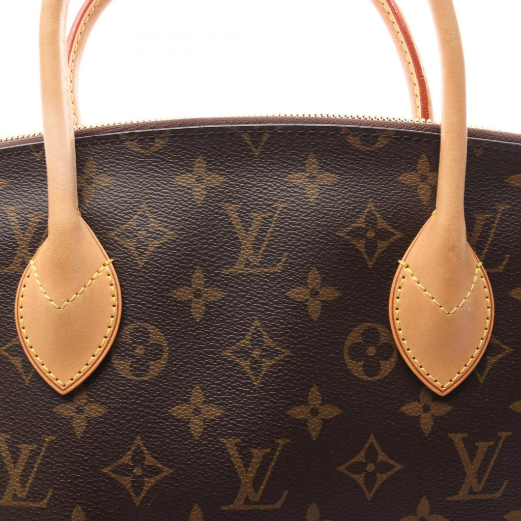 Louis Vuitton Brown Monogram Coated Canvas Leather Handbag