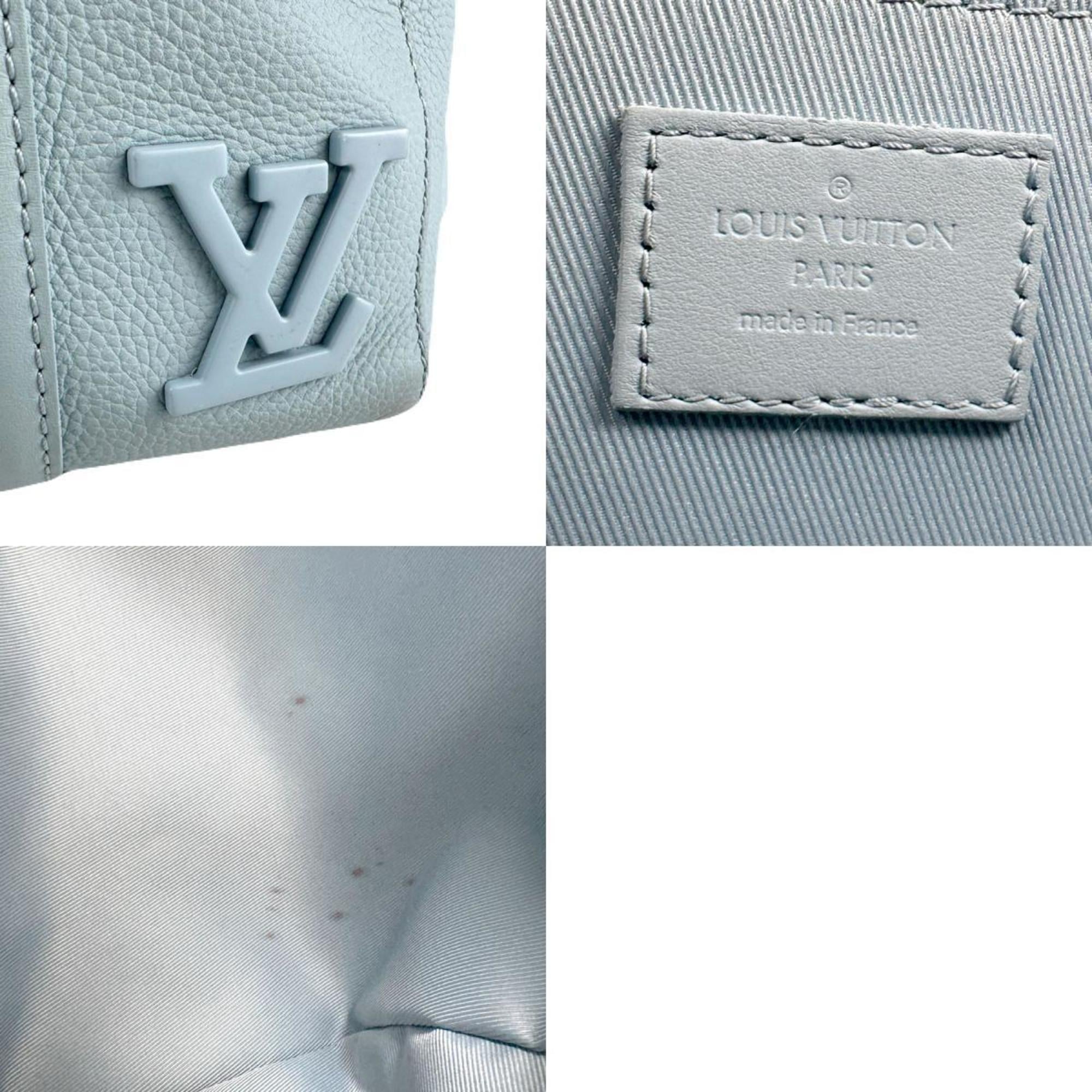 Louis Vuitton Light Blue Leather Shoulder Bag