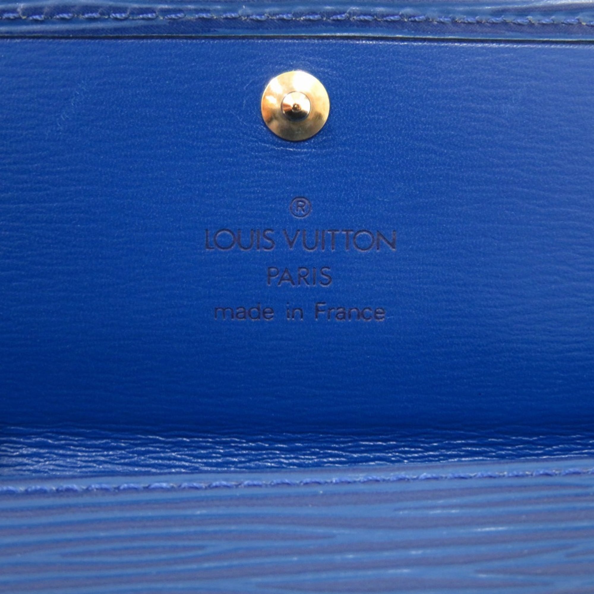 Louis Vuitton Blue Epi Leather Coin Purse/Coin Case