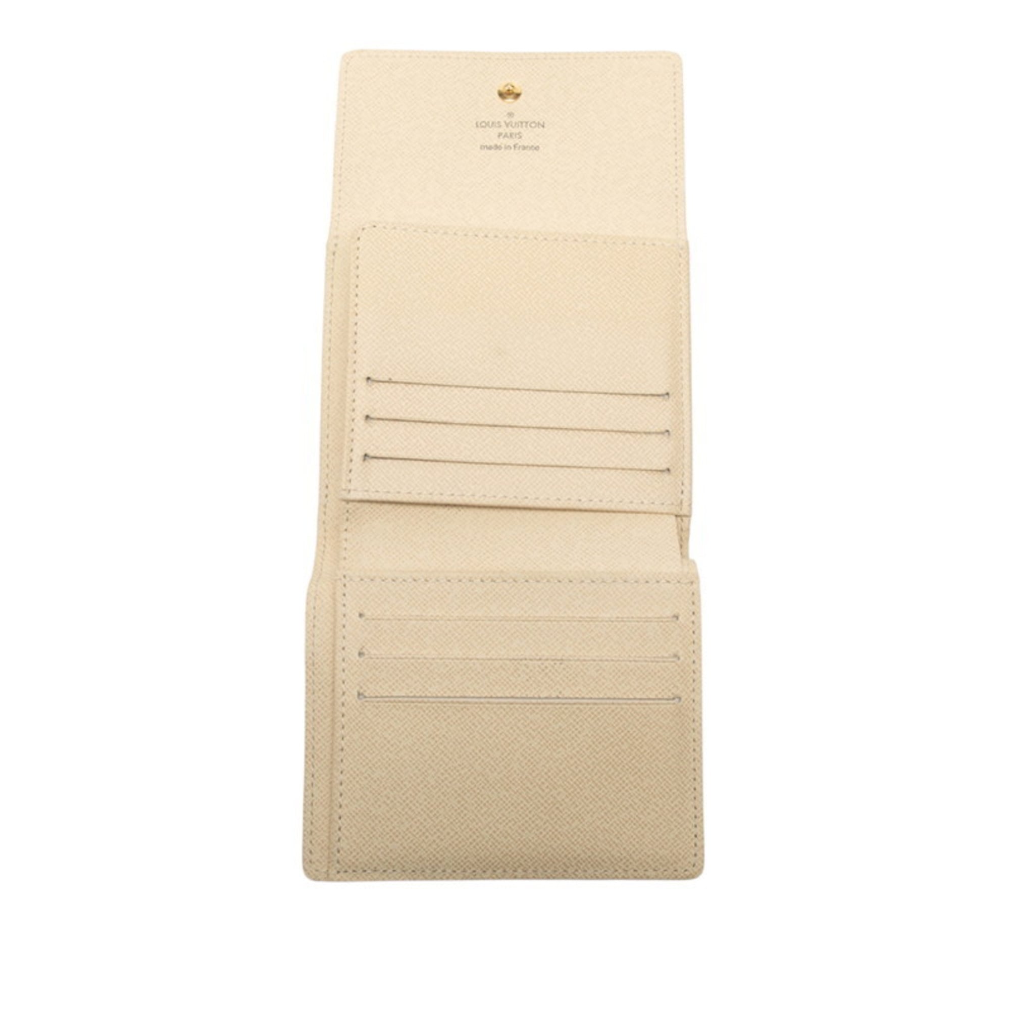 Louis Vuitton White Pvc Leather Wallet