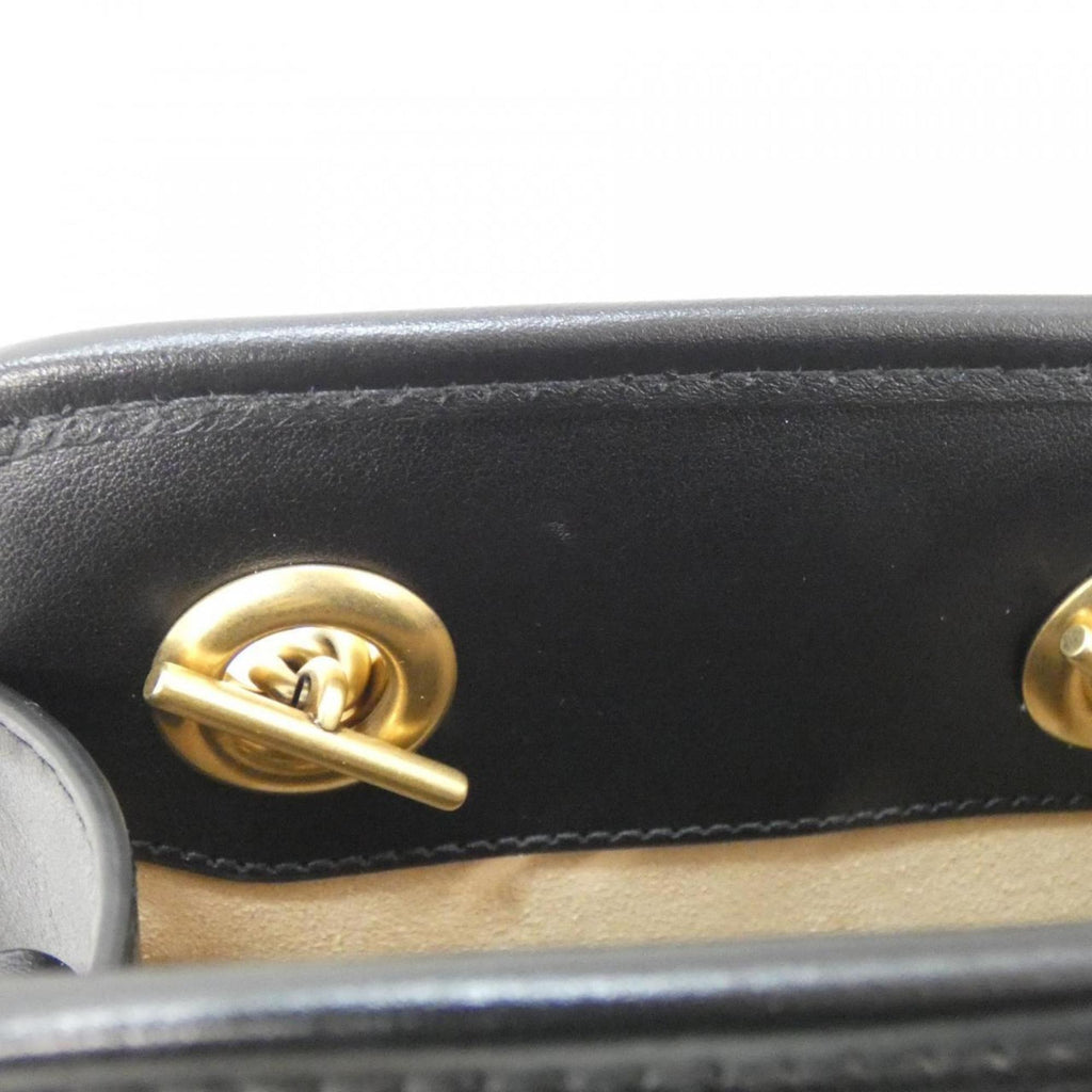 Gucci Black Quilting Leather Handbag (Pre-Owned)