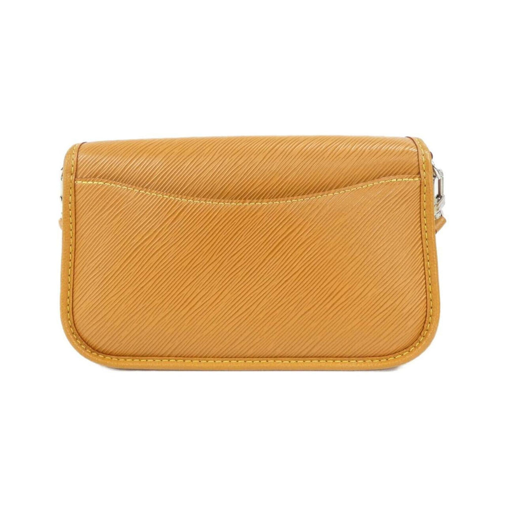 Louis Vuitton Gold Brown Gold Orange Leather Shoulder Bag