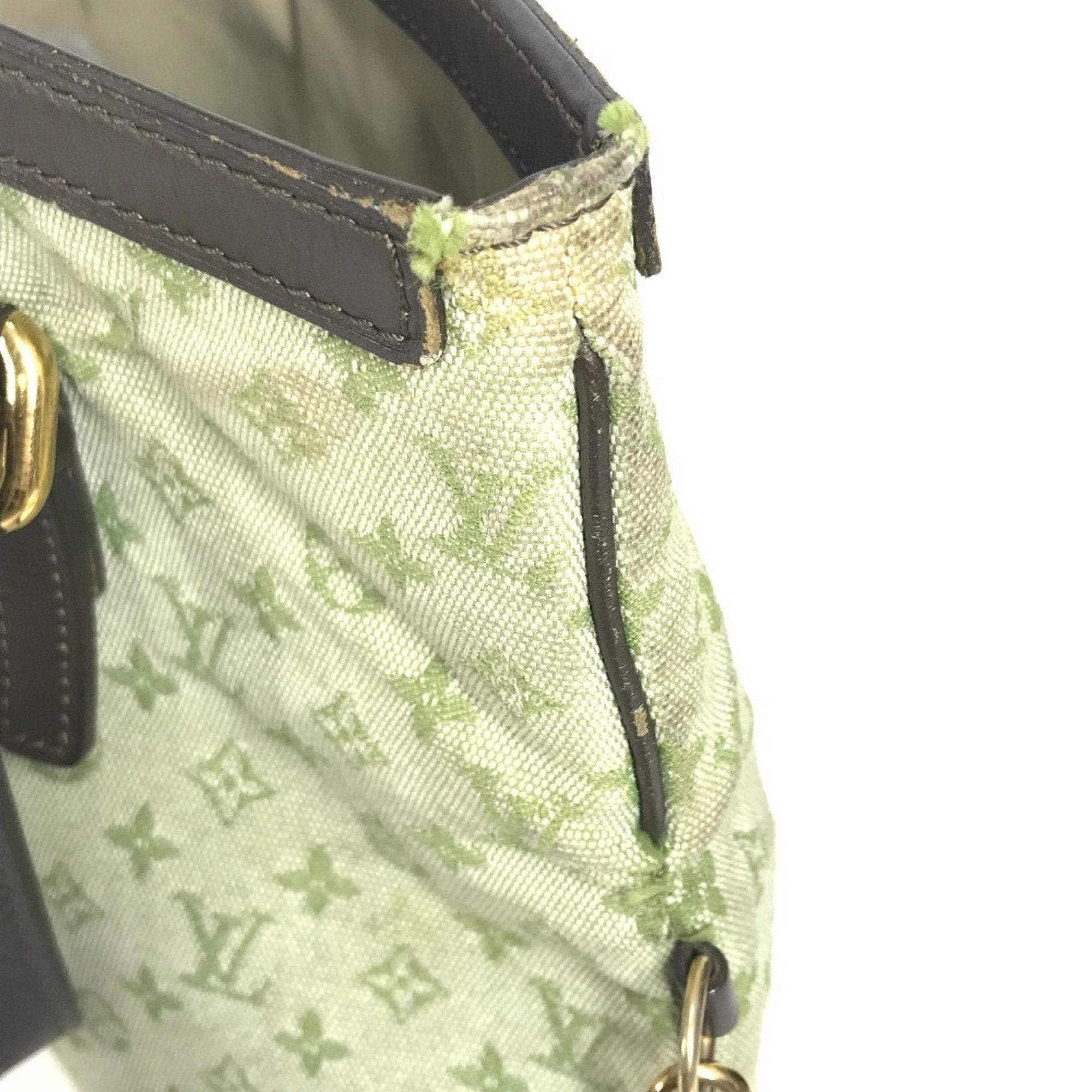 Louis Vuitton Galle Khaki Monogram Monogram Mini Handbag Shoulder Bag Tote Bag