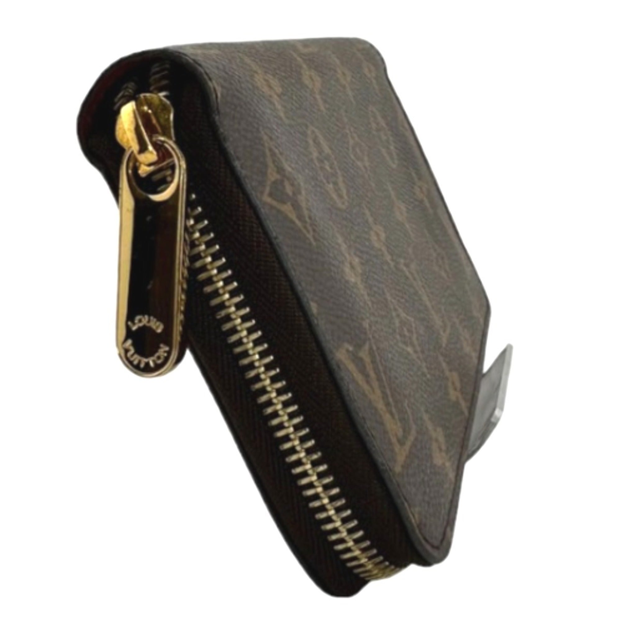 Louis Vuitton Monogram Brown Fuchsia Monogram Long Wallet