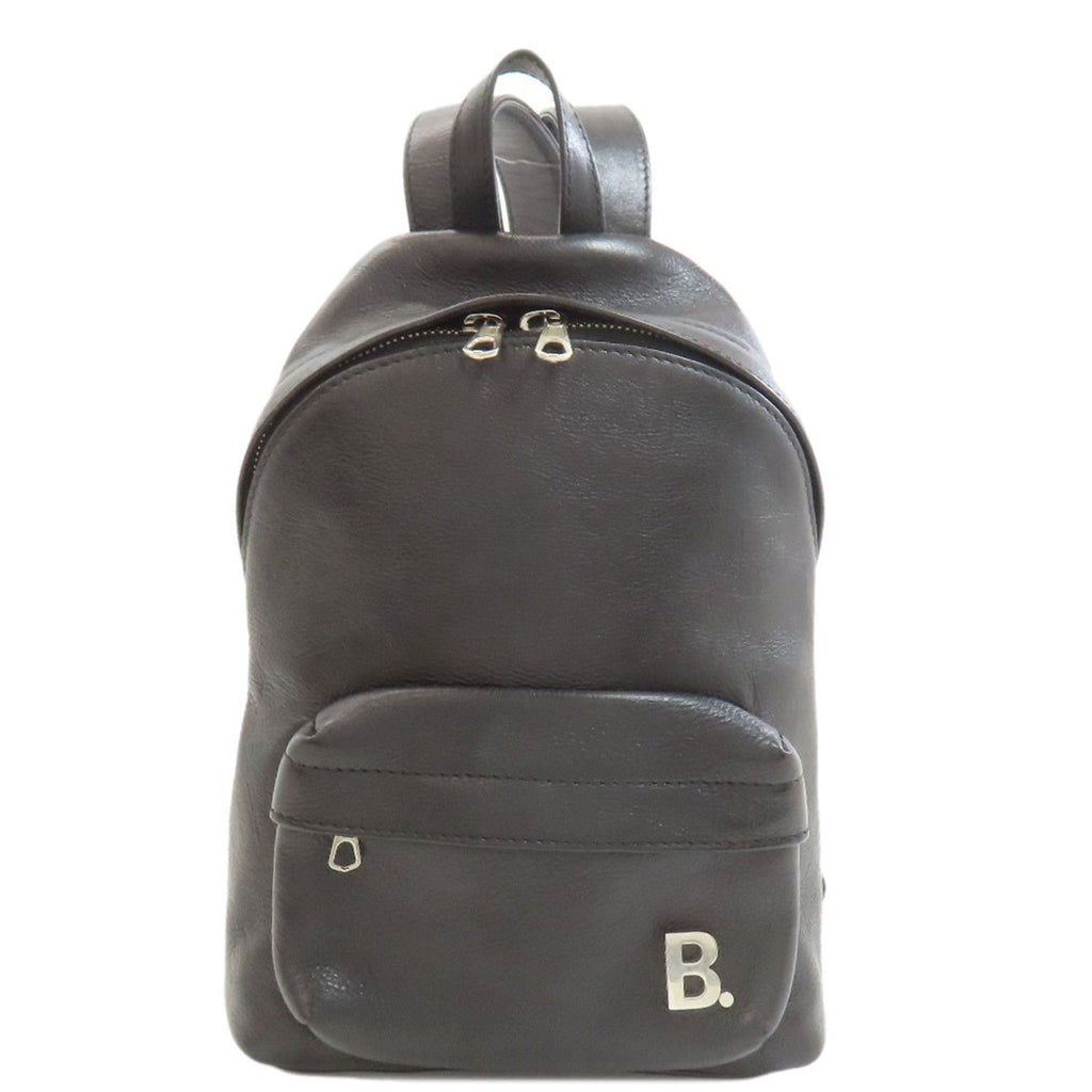 Balenciaga Black Leather Backpack
