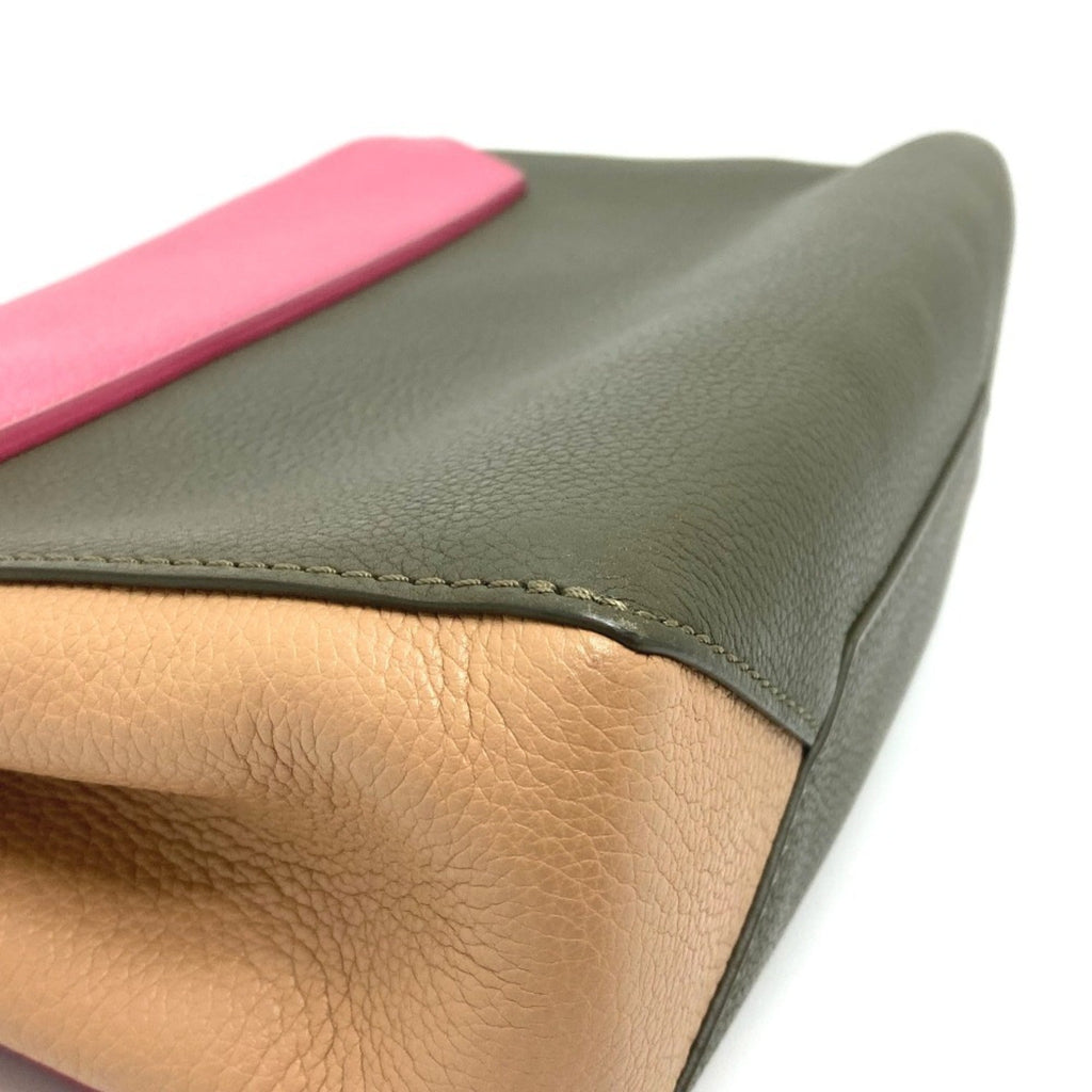 Louis Vuitton Lockme Ii Beige Khaki Pink Leather Handbag Shoulder Bag