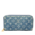 Louis Vuitton Light Blue Denim Long Wallet