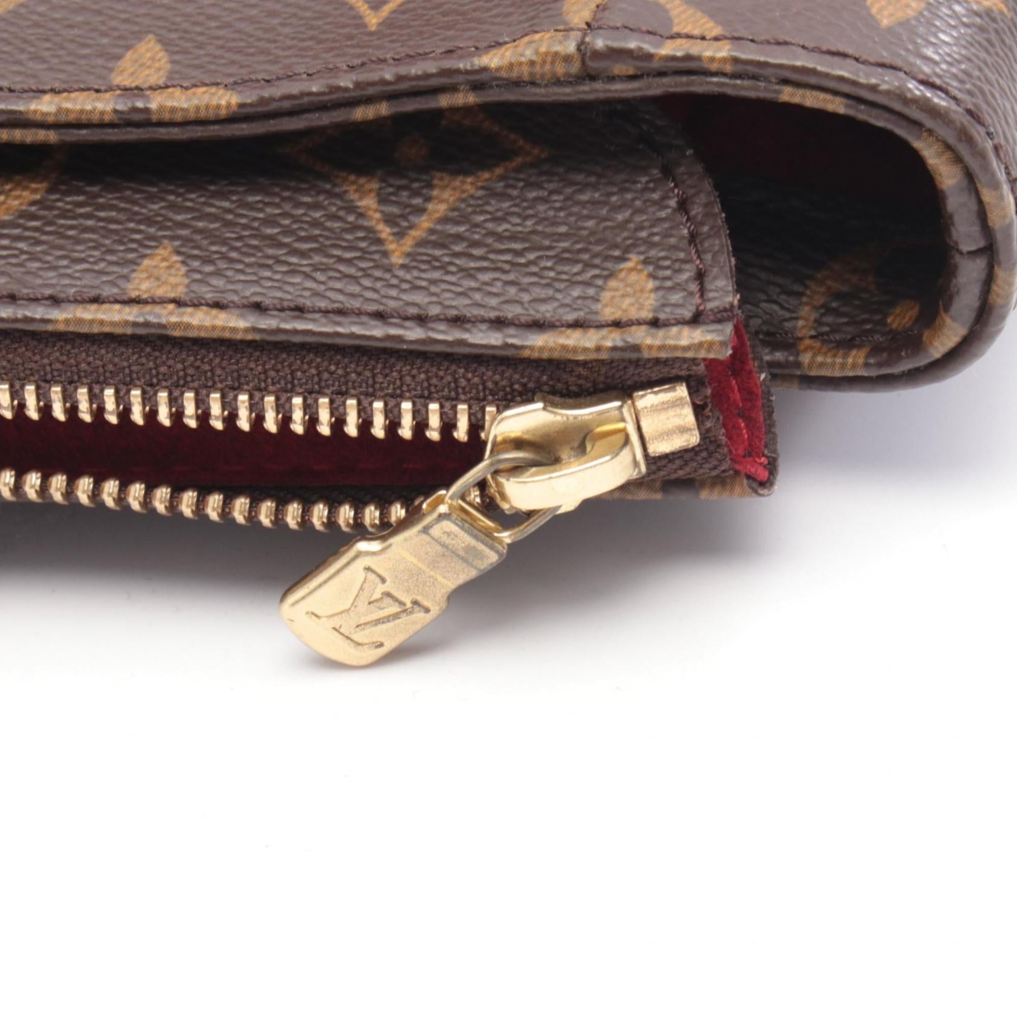 Louis Vuitton Brown Coated Canvas Pvc Monogram Leather Handbag Shoulder Bag