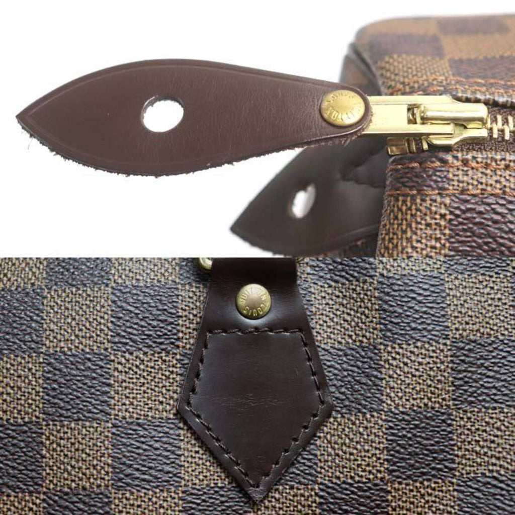 Louis Vuitton Brown Damier Canvas Damier Canvas Boston Bag