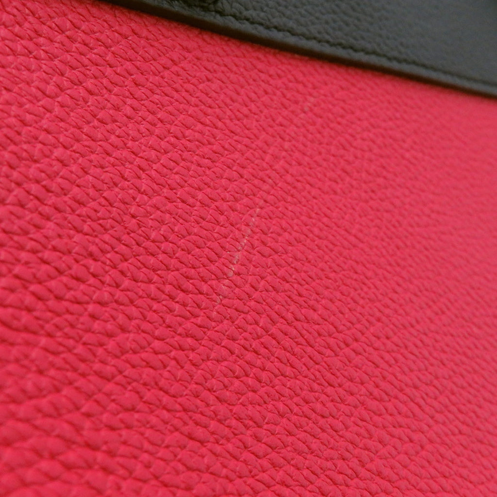 Louis Vuitton Noir Rouge Leather Handbag Shoulder Bag