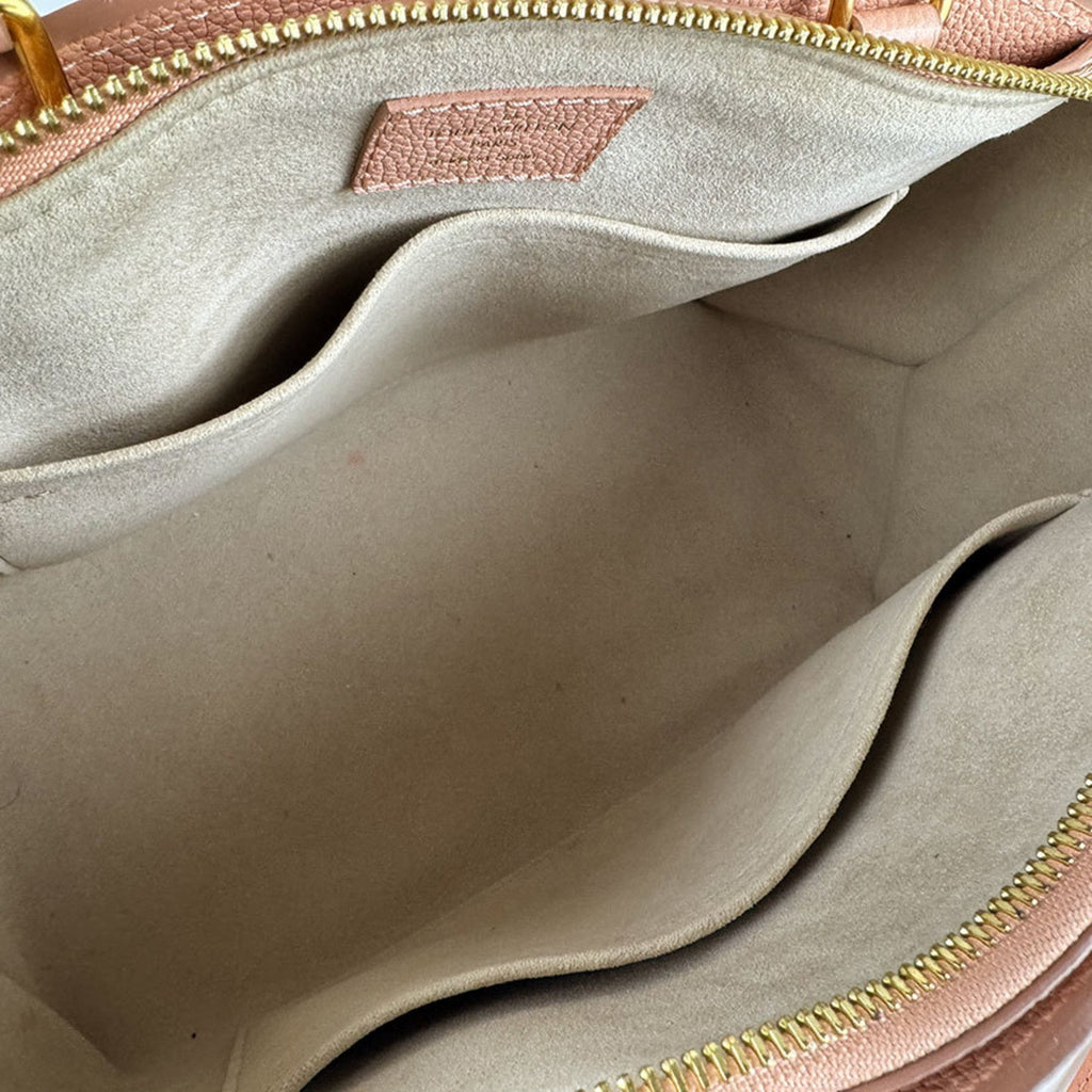 Louis Vuitton Cream Pink Monogram Empreinte Handbag Shoulder Bag