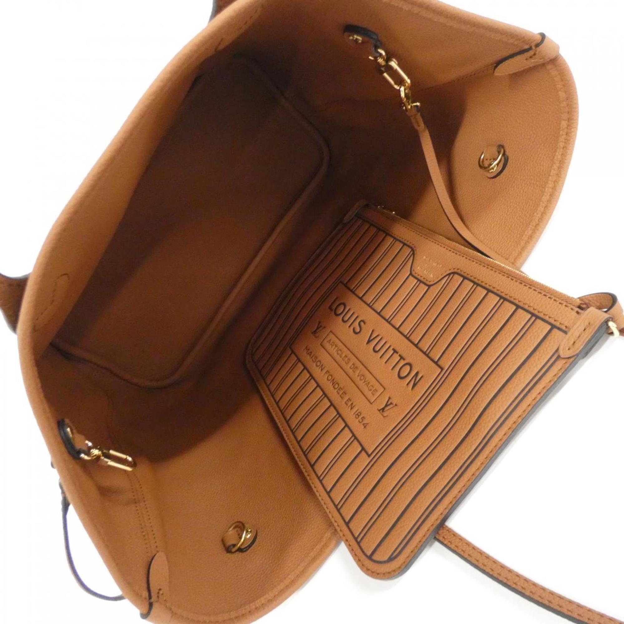 Louis Vuitton Brown Coated Canvas Leather Handbag