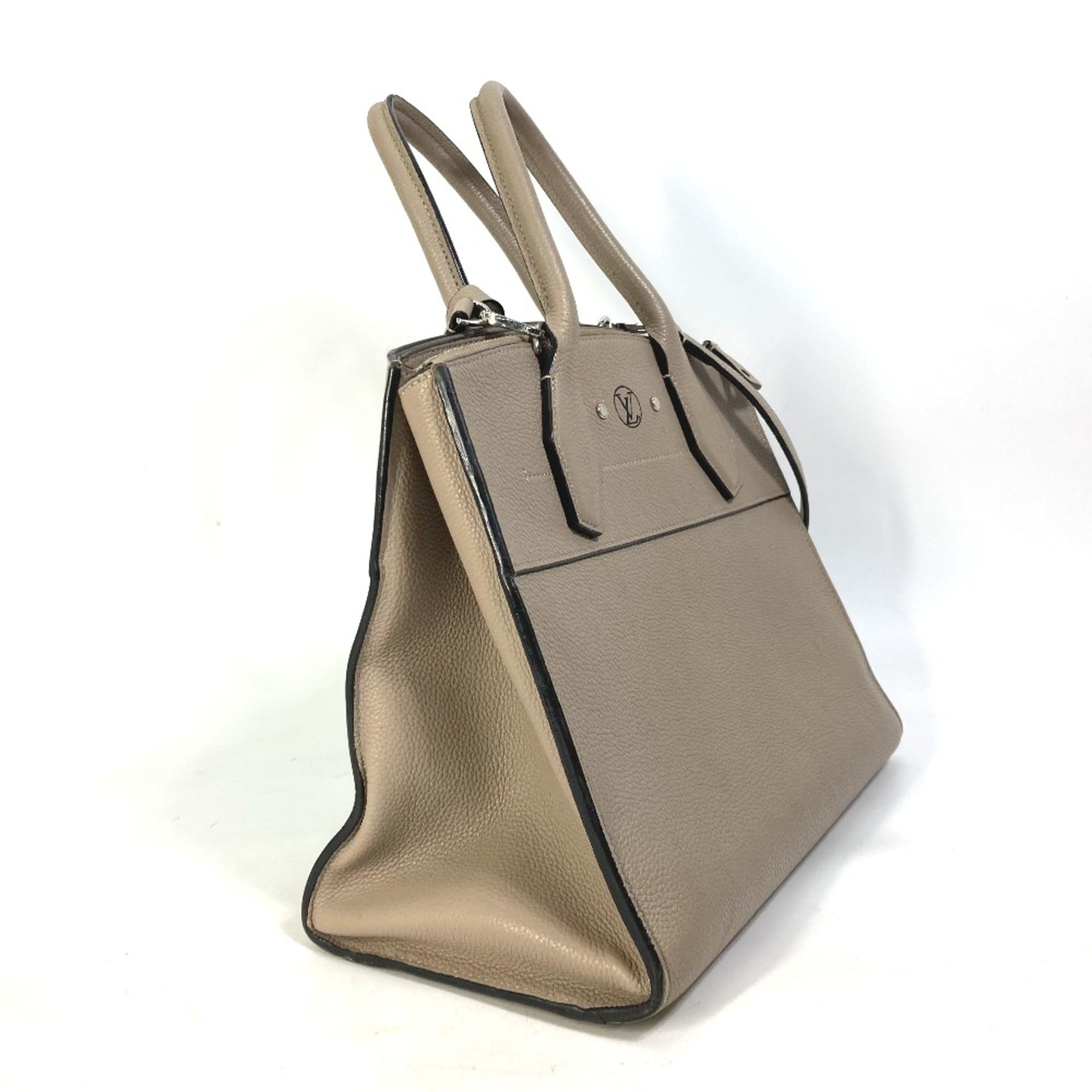 Louis Vuitton Gray Leather Handbag