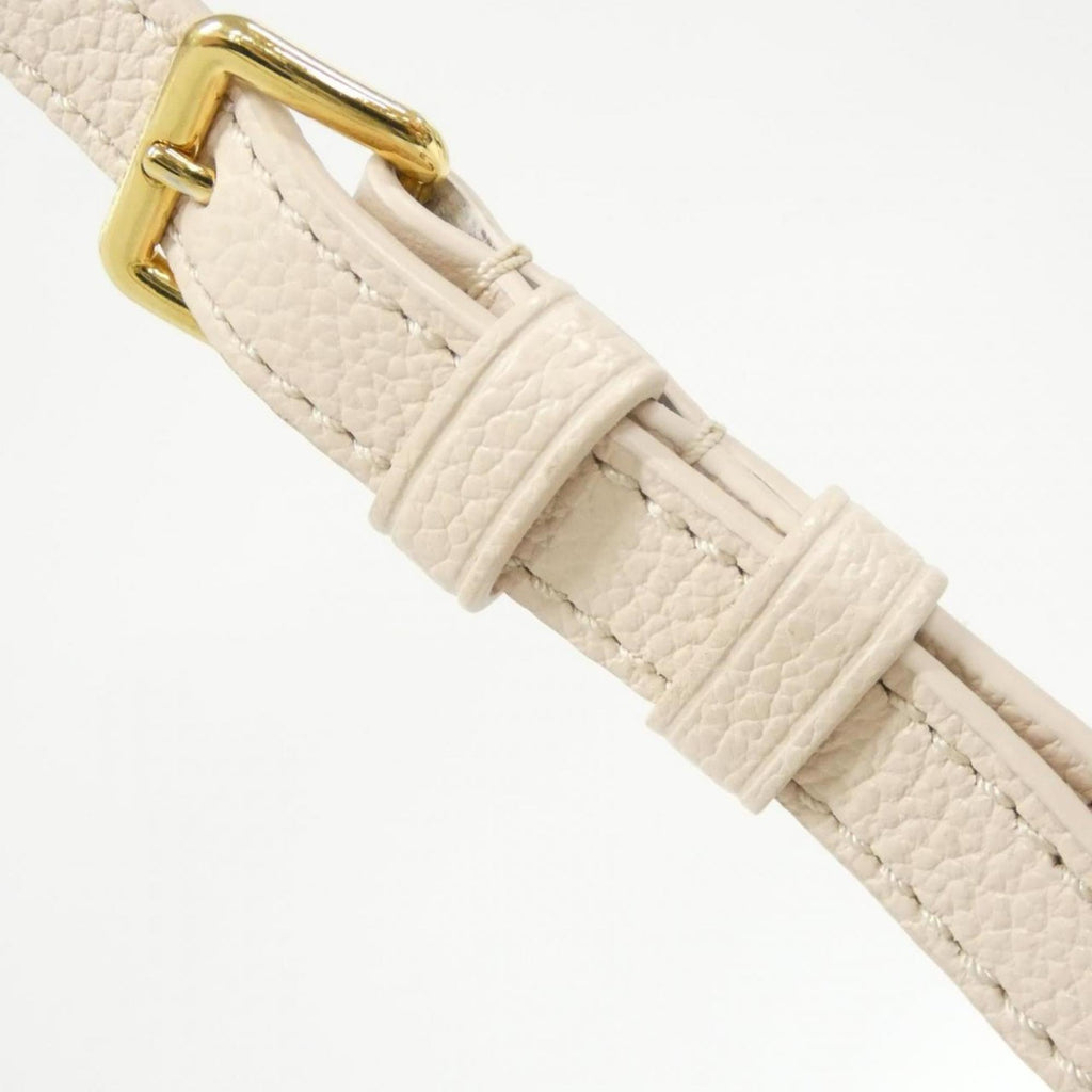 Louis Vuitton Beige Leather Shoulder Bag