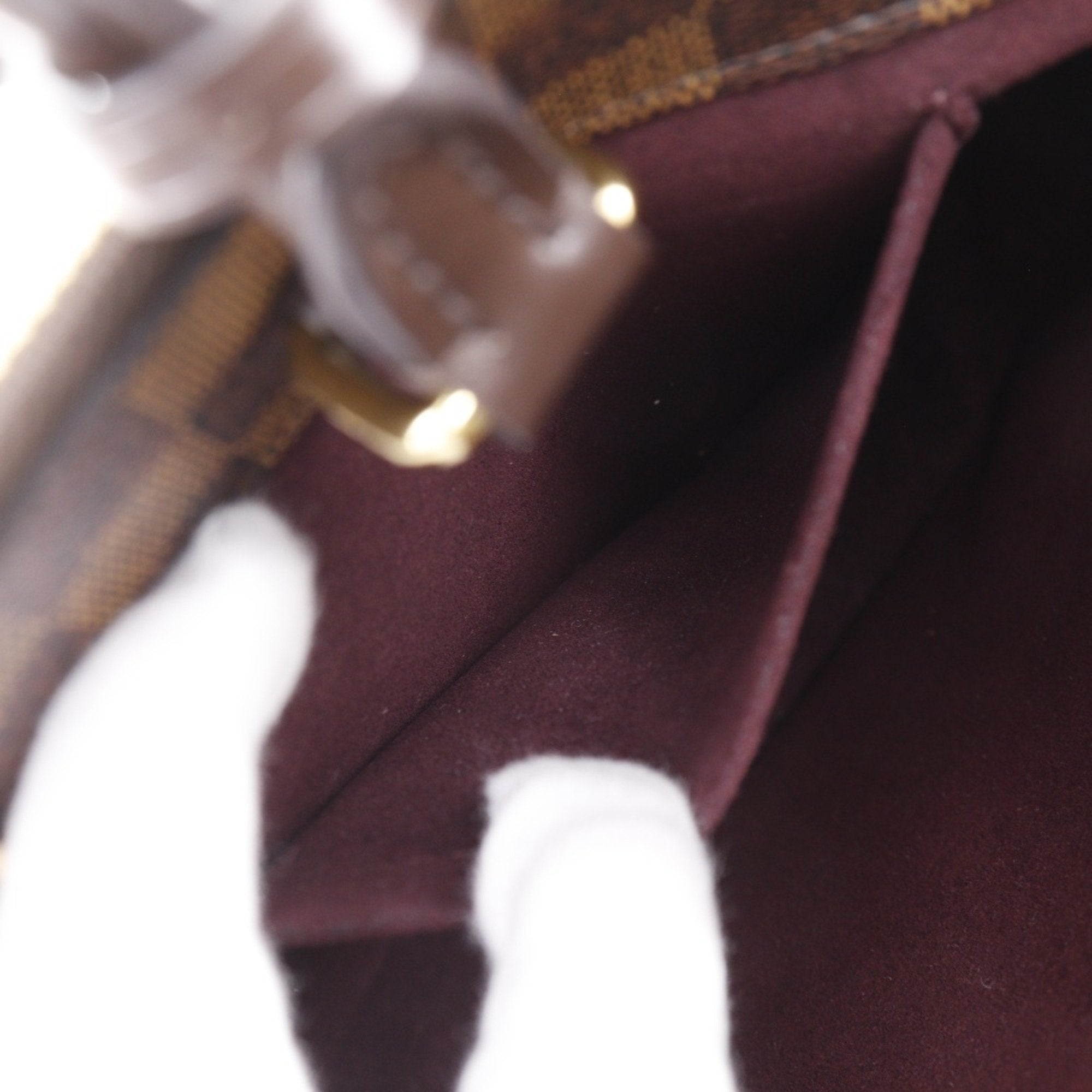 Louis Vuitton Brown Damier Canvas Handbag