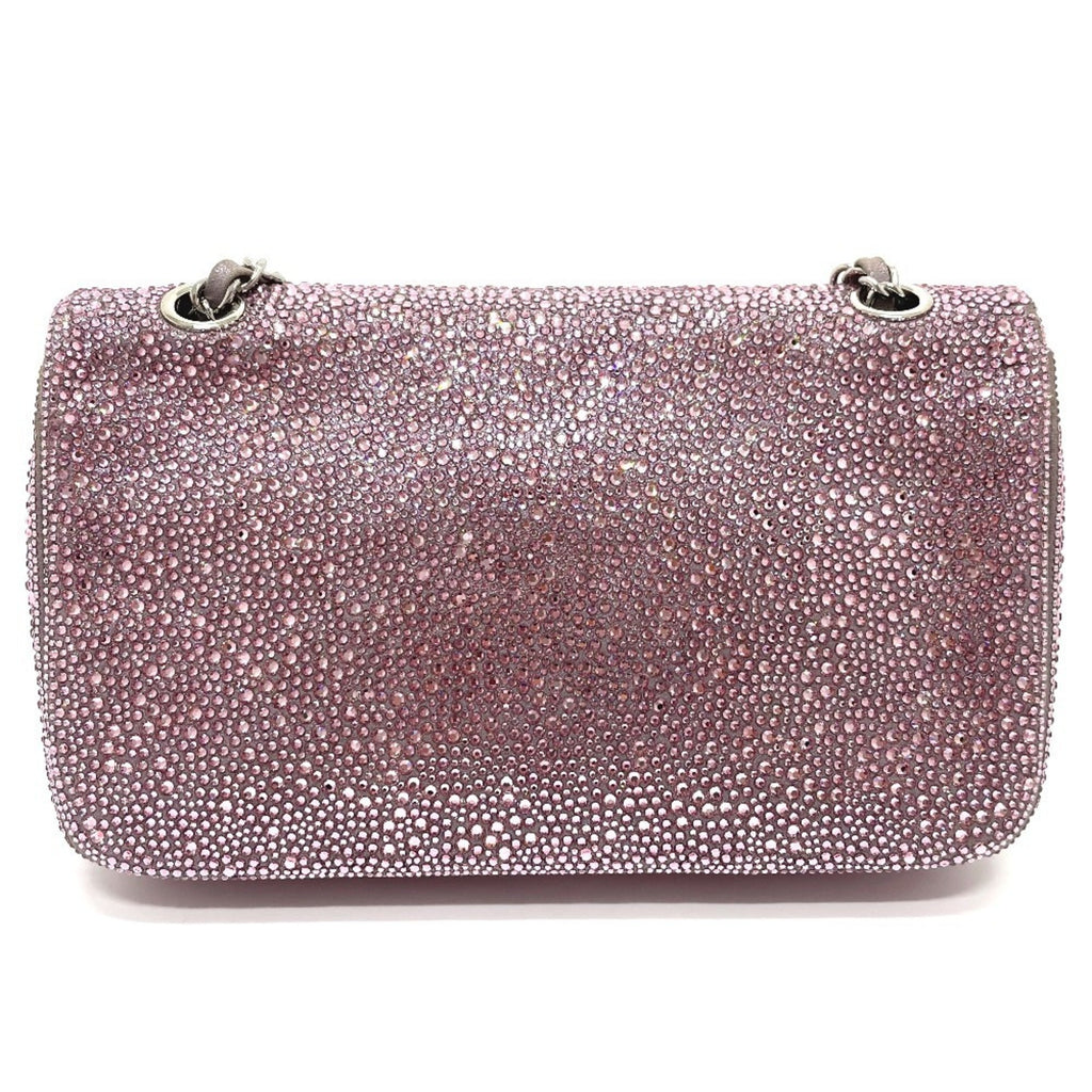 Chanel Pink Suede Shoulder Bag