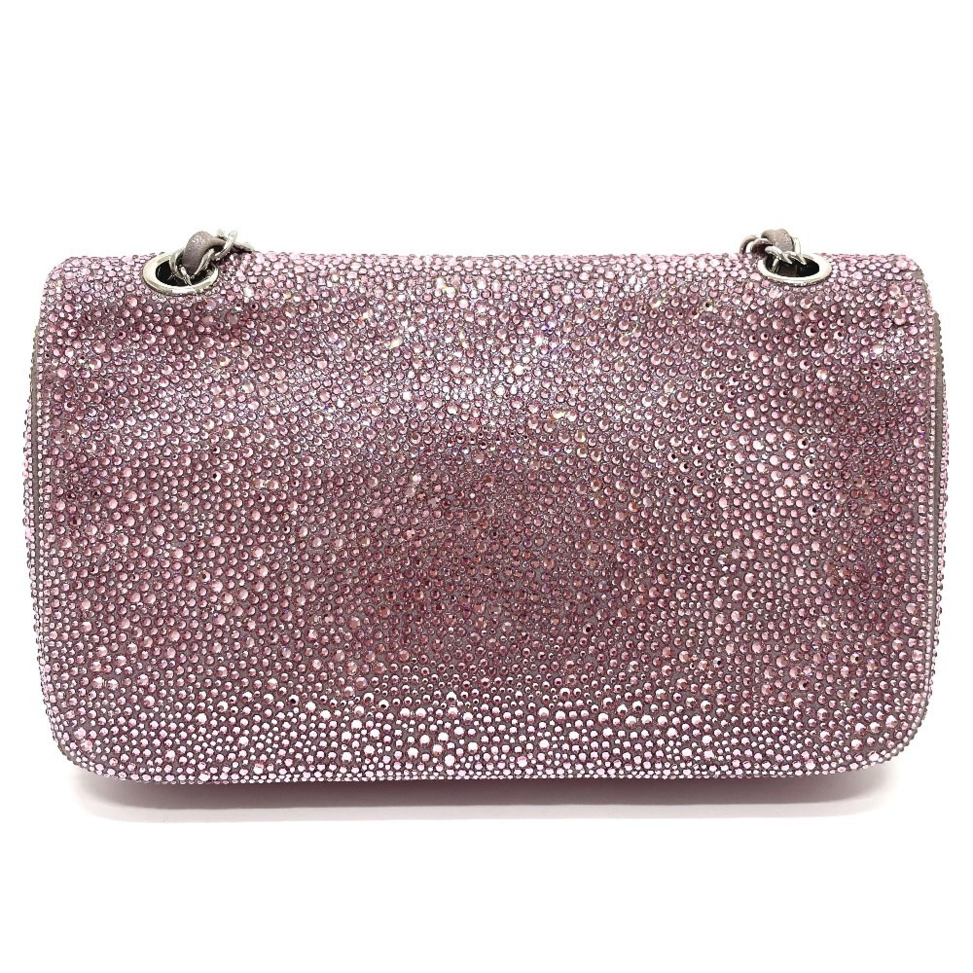 Chanel Pink Suede Shoulder Bag