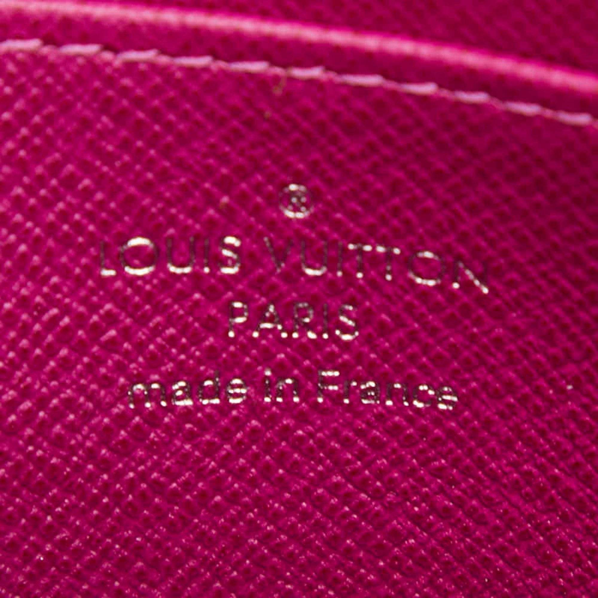 Louis Vuitton Grenade Purple Leather Coin Purse/Coin Case