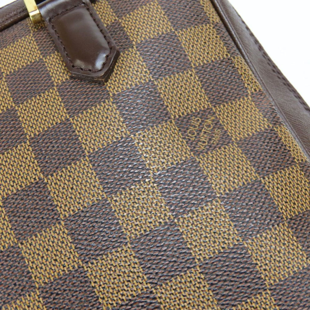 Louis Vuitton Brown Damier Canvas Ebene Damier Canvas Leather Handbag