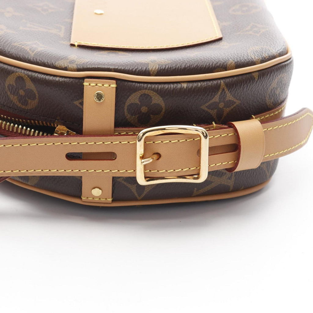 Louis Vuitton Brown Monogram Pvc Coated Canvas Leather Shoulder Bag