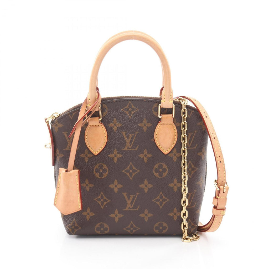 Louis Vuitton Brown Monogram Coated Canvas Leather Handbag