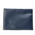 Saint Laurent Navy Leather Clutch Bag (Pre-Owned)