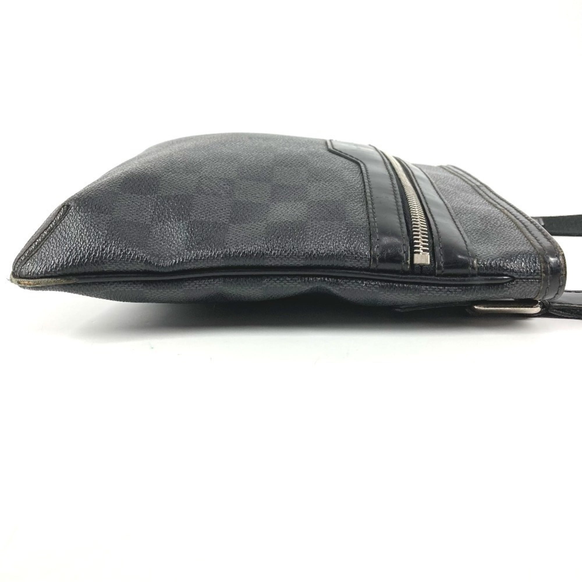 Louis Vuitton Black Damier Graphite Pochette Shoulder Bag