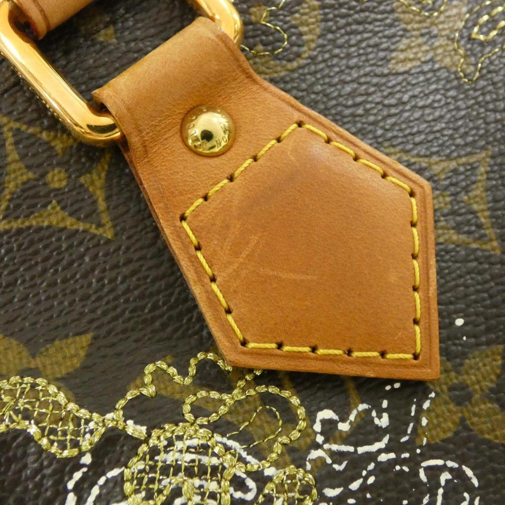 Louis Vuitton Brown Coated Canvas Boston Bag