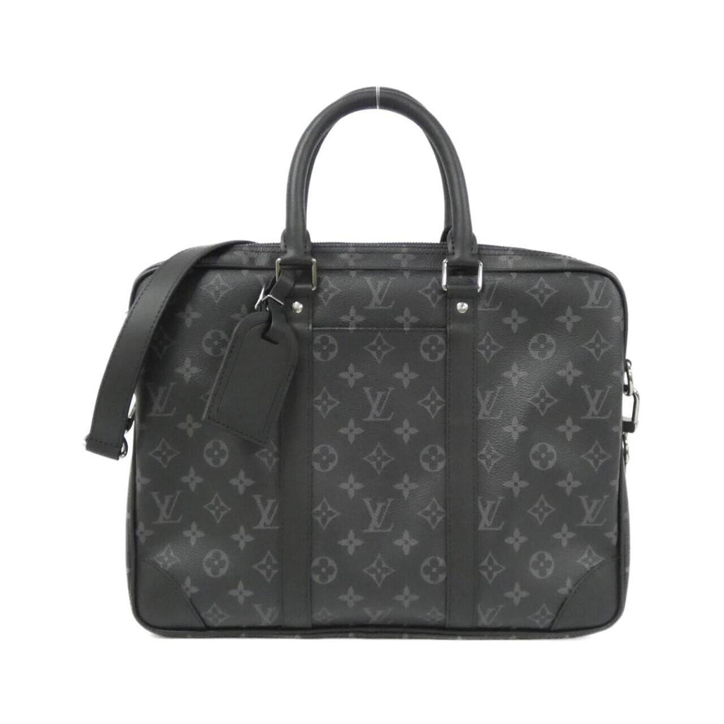 Louis Vuitton Black Coated Canvas Handbag