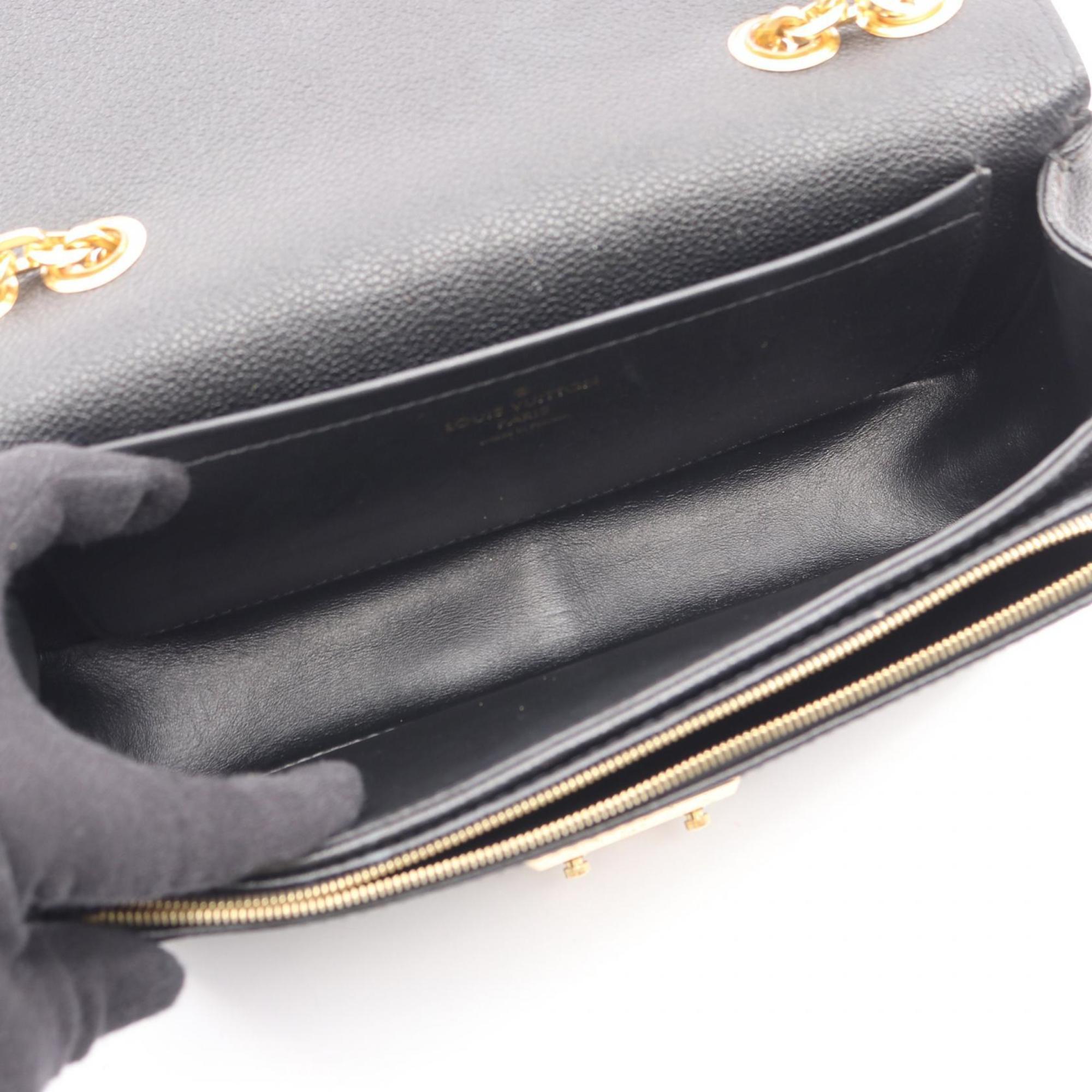 Louis Vuitton Black Noir Monogram Empreinte Shoulder Bag