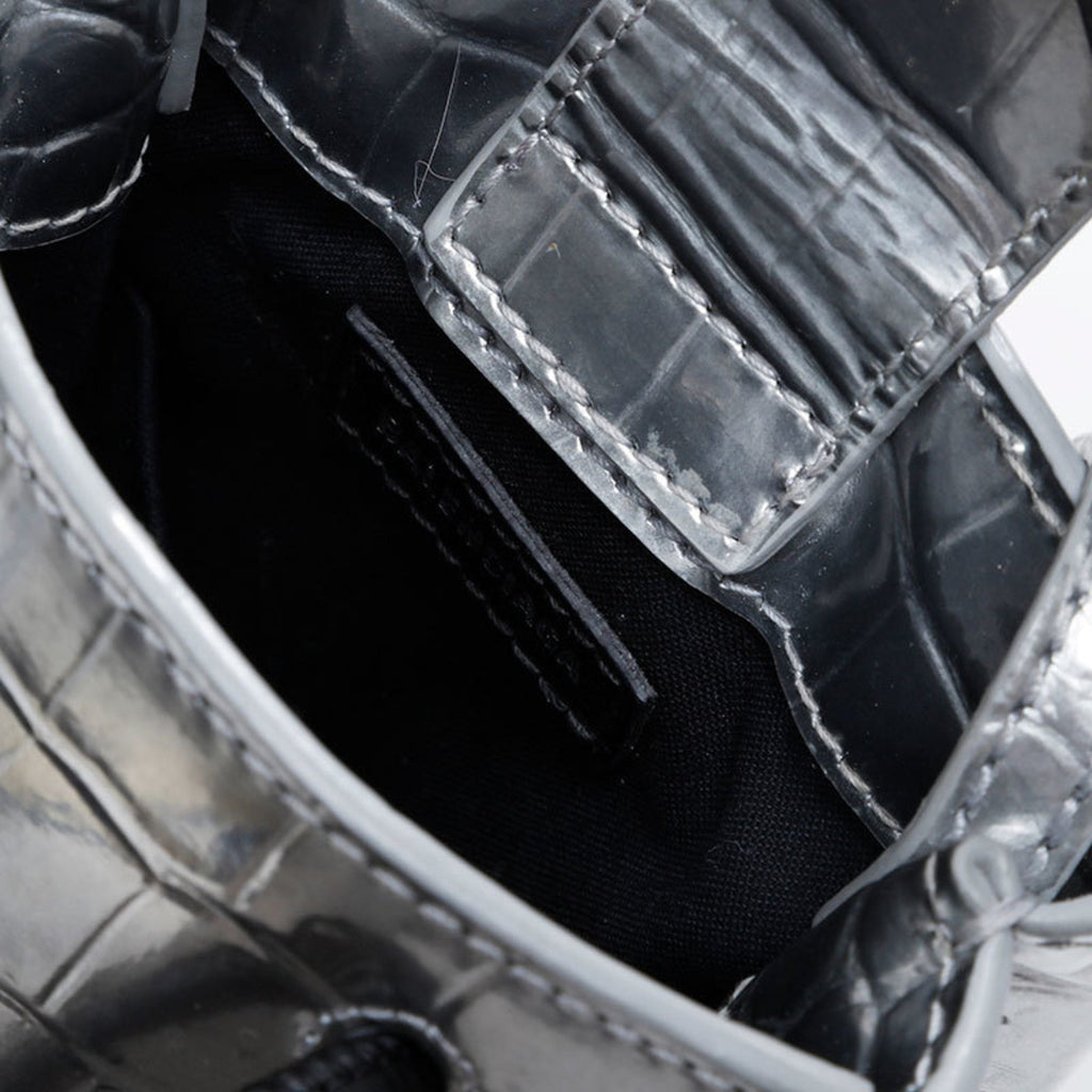 Balenciaga Silver Leather Shoulder