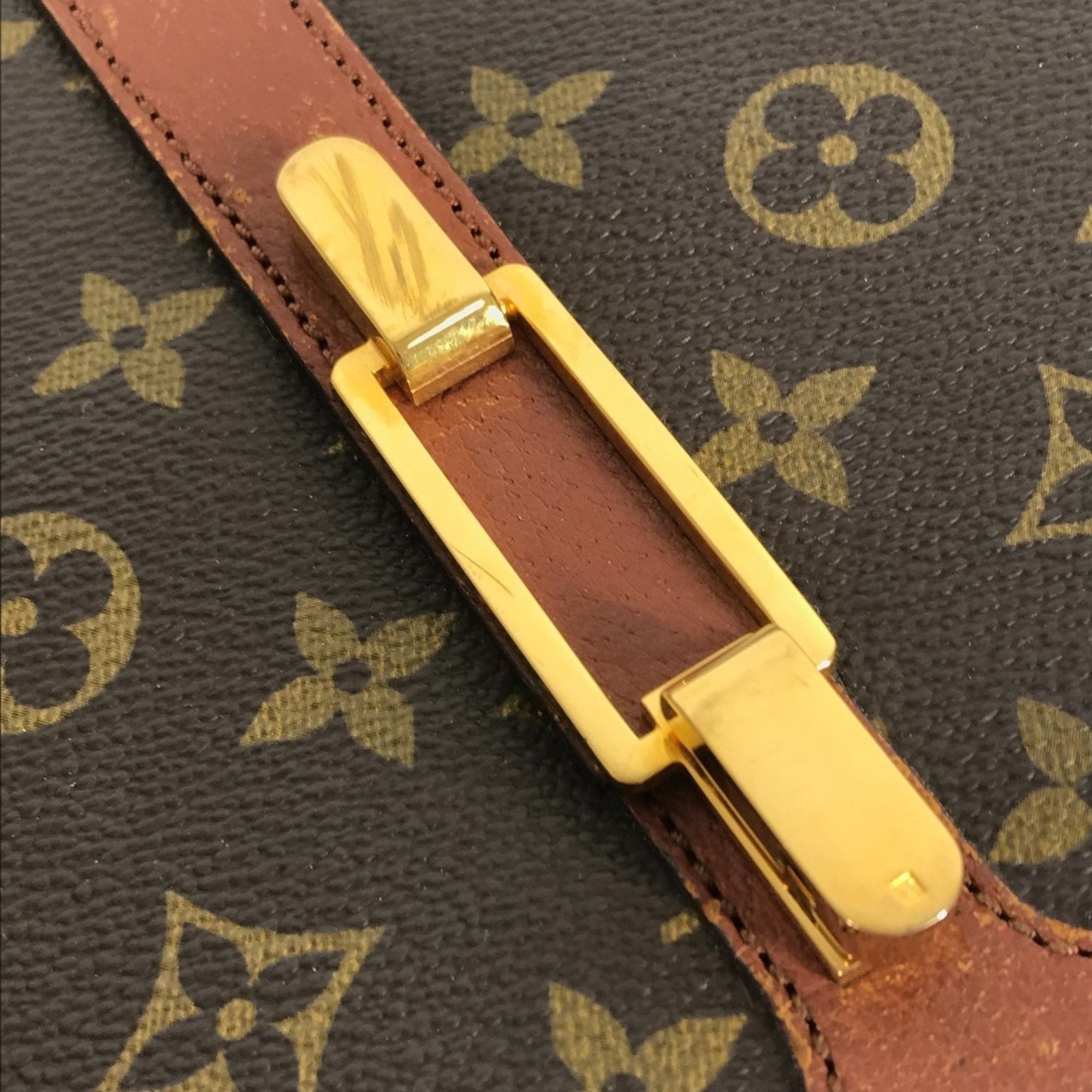 Louis Vuitton Brown Monogram Canvas Pochette Shoulder Bag