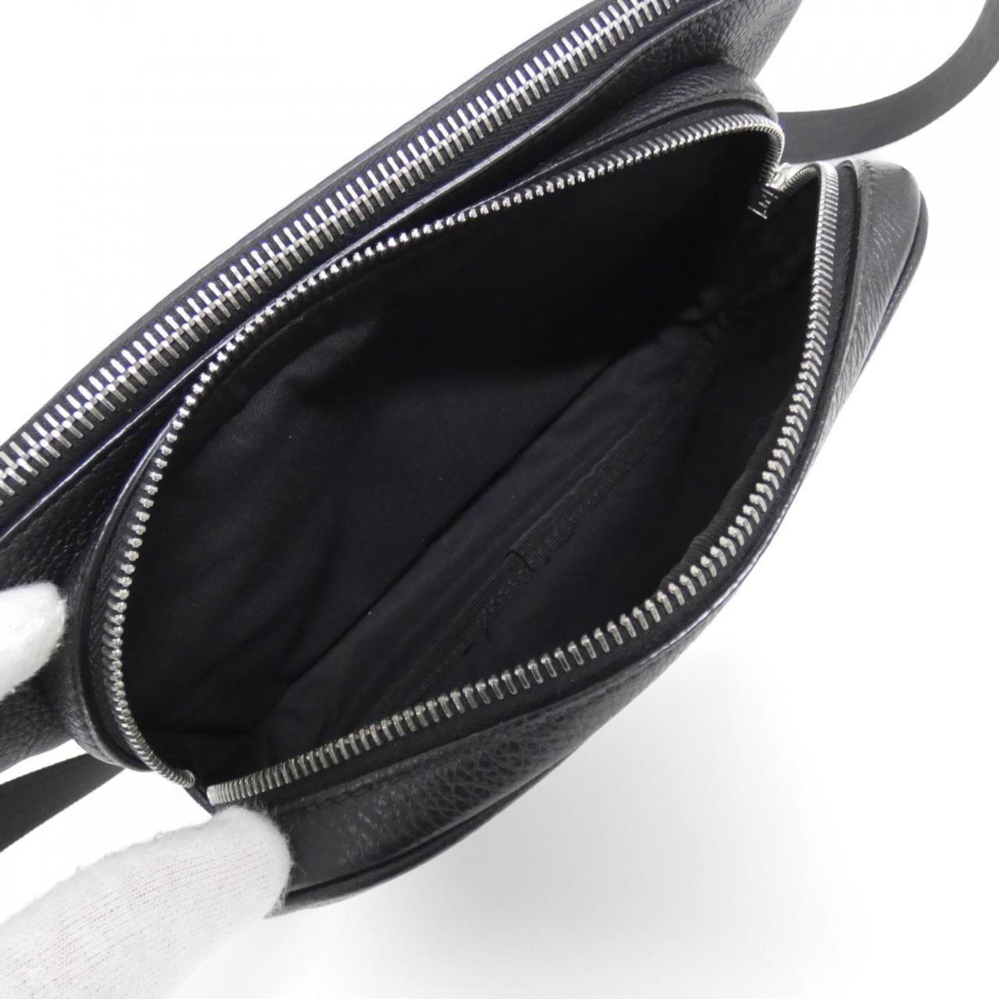 Fendi Black Leather Fanny Pack