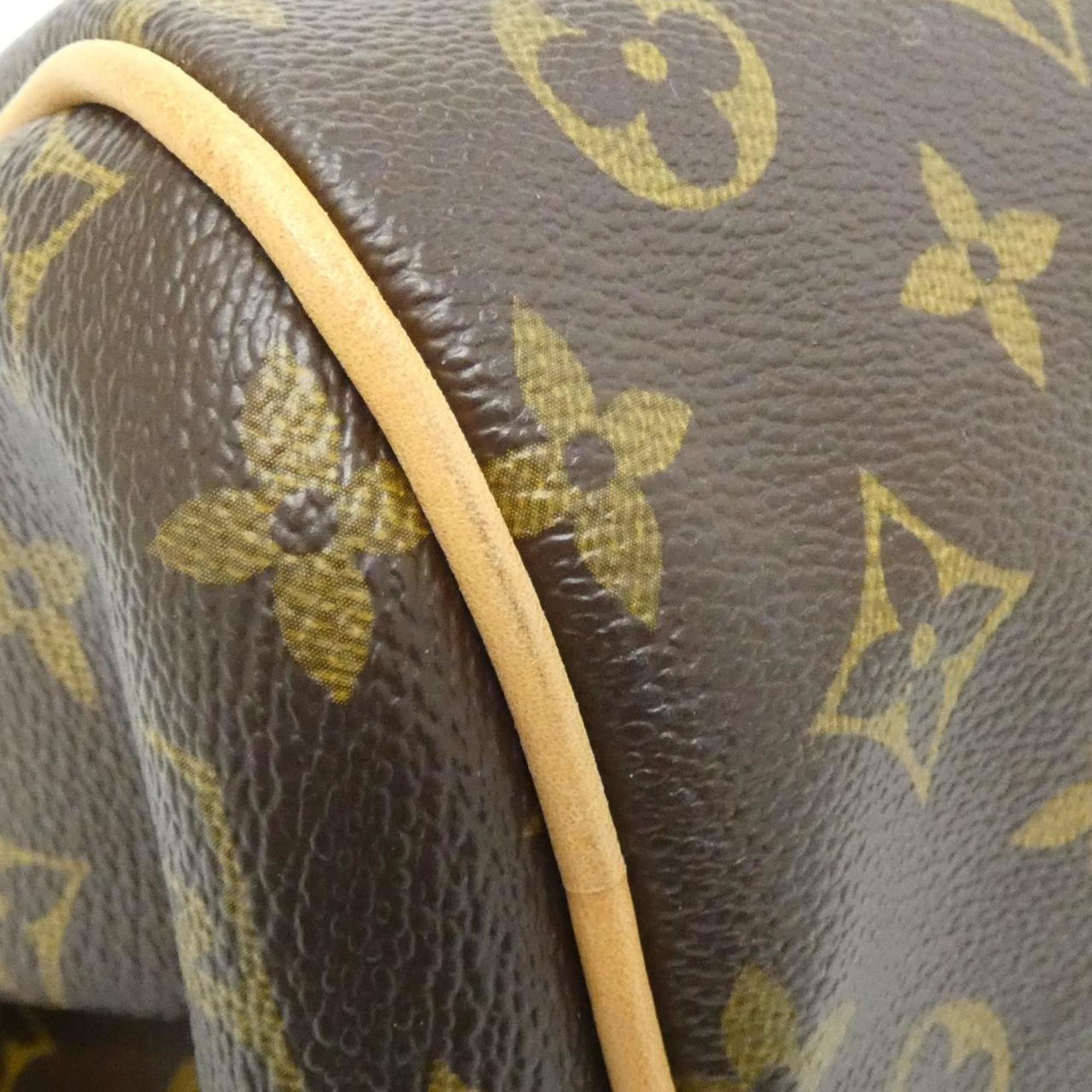 Louis Vuitton Marron Coated Canvas Shoulder Bag