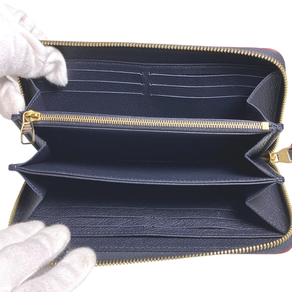 Louis Vuitton Marine Rouge Monogram Empreinte Long Wallet