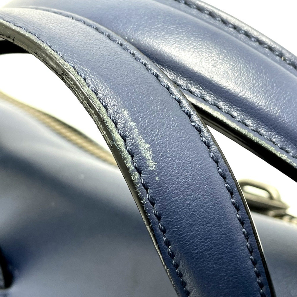 Fendi Navy Leather Briefcase