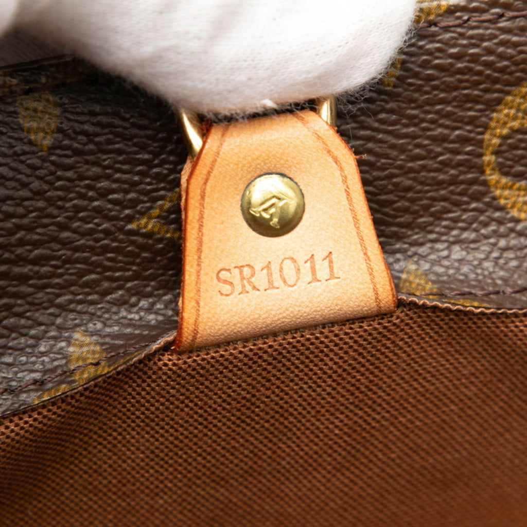 Louis Vuitton Brown Pvc Leather Tote Bag