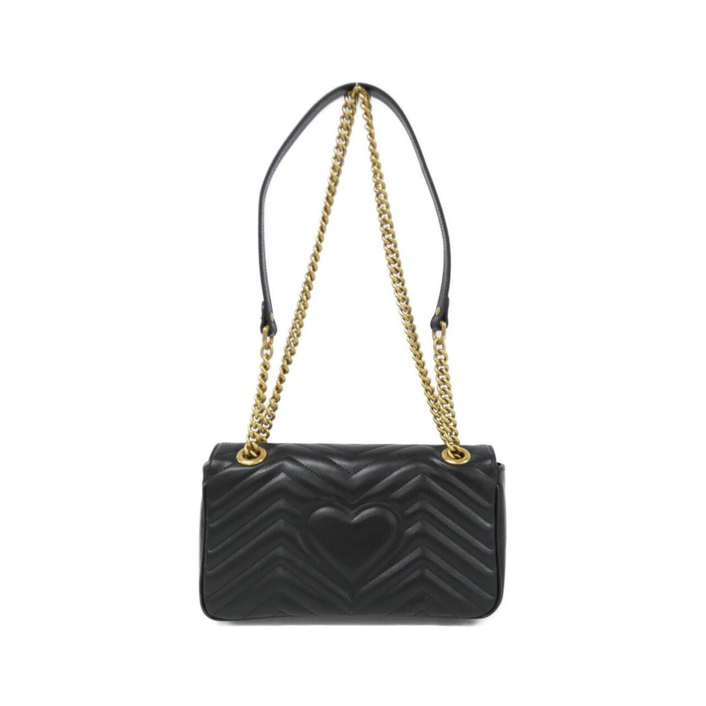 Gucci Black Quilting Leather Shoulder Bag (Pre-Owned)