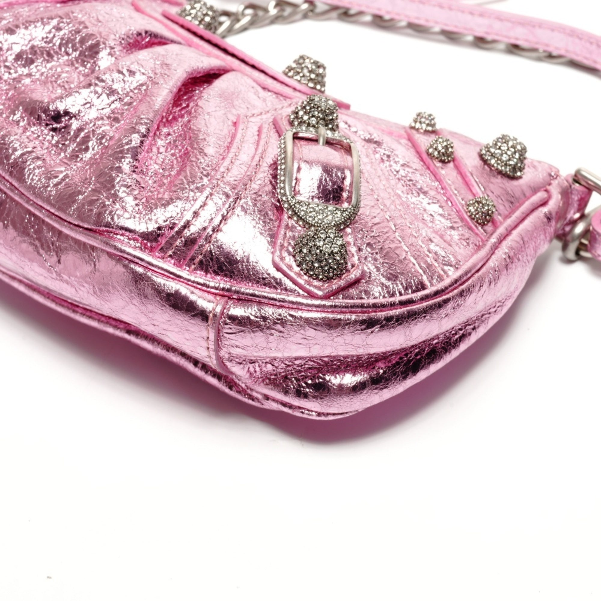 Balenciaga Metallic Pink Shoulder