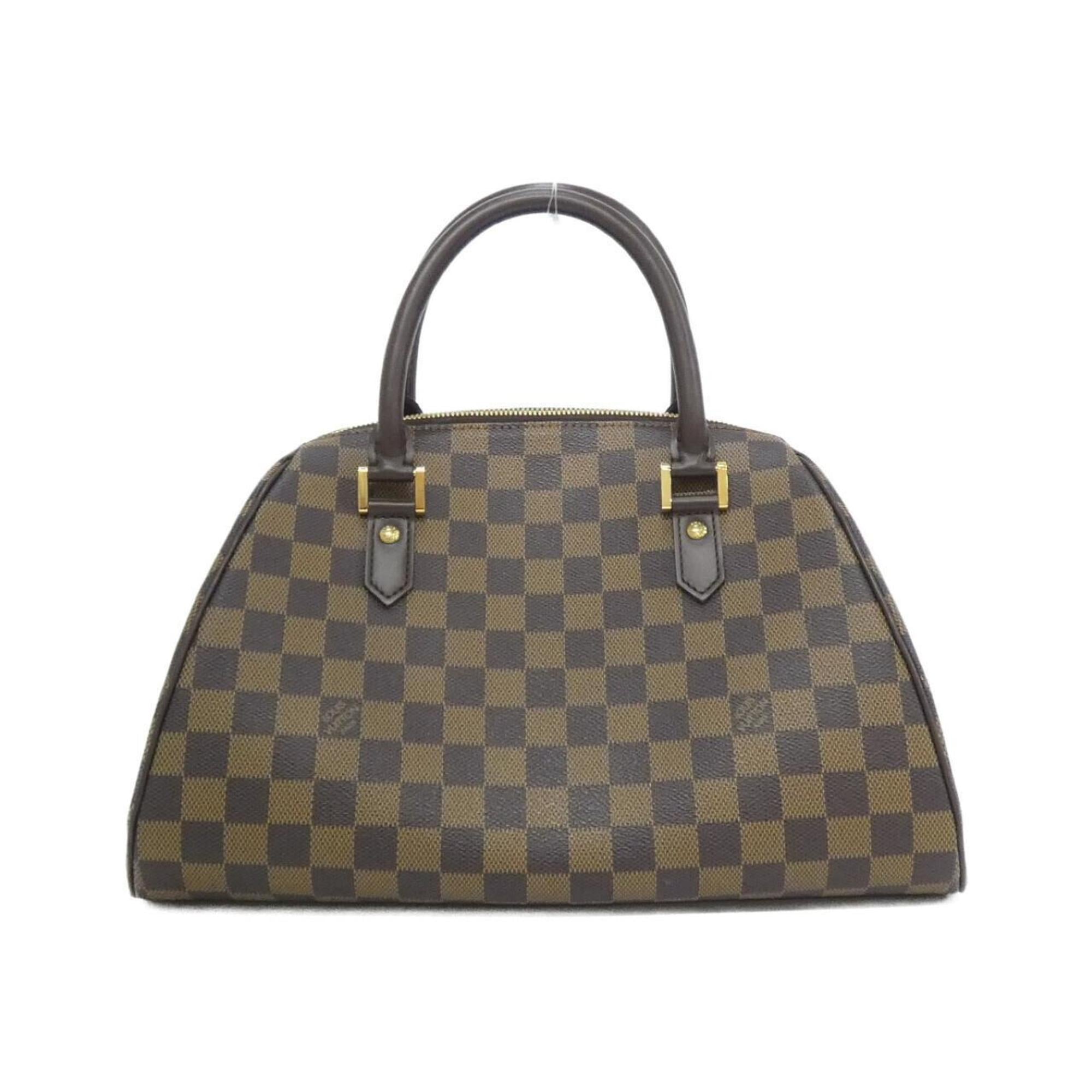 Louis Vuitton Brown Coated Canvas Handbag