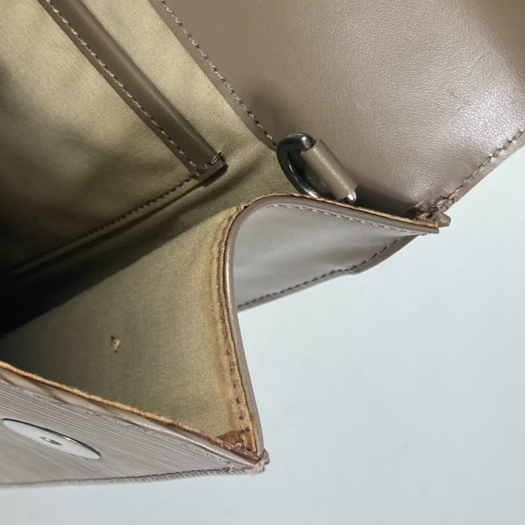 Louis Vuitton Epi Brown Epi Leather Pochette Shoulder Bag
