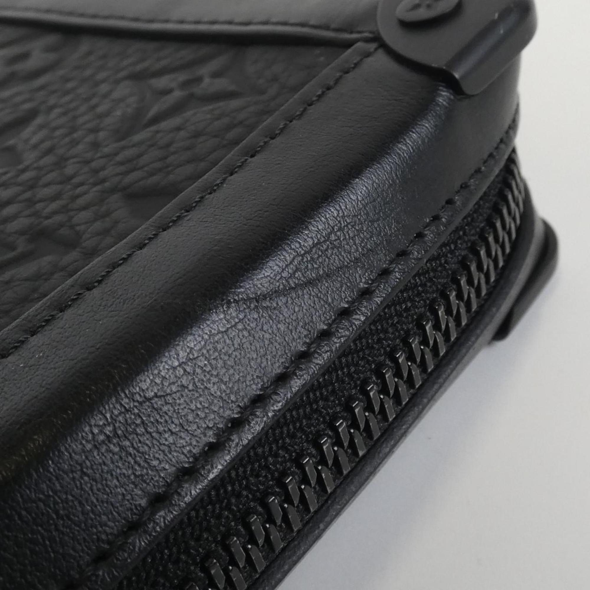 Louis Vuitton Black Leather Handbag