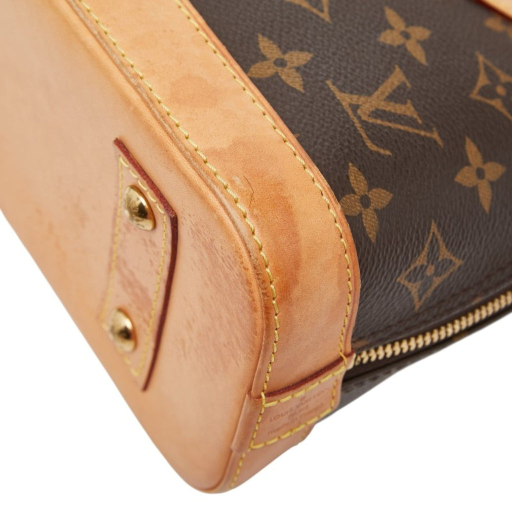 Louis Vuitton Monogram Brown Pvc Leather Handbag Shoulder Bag