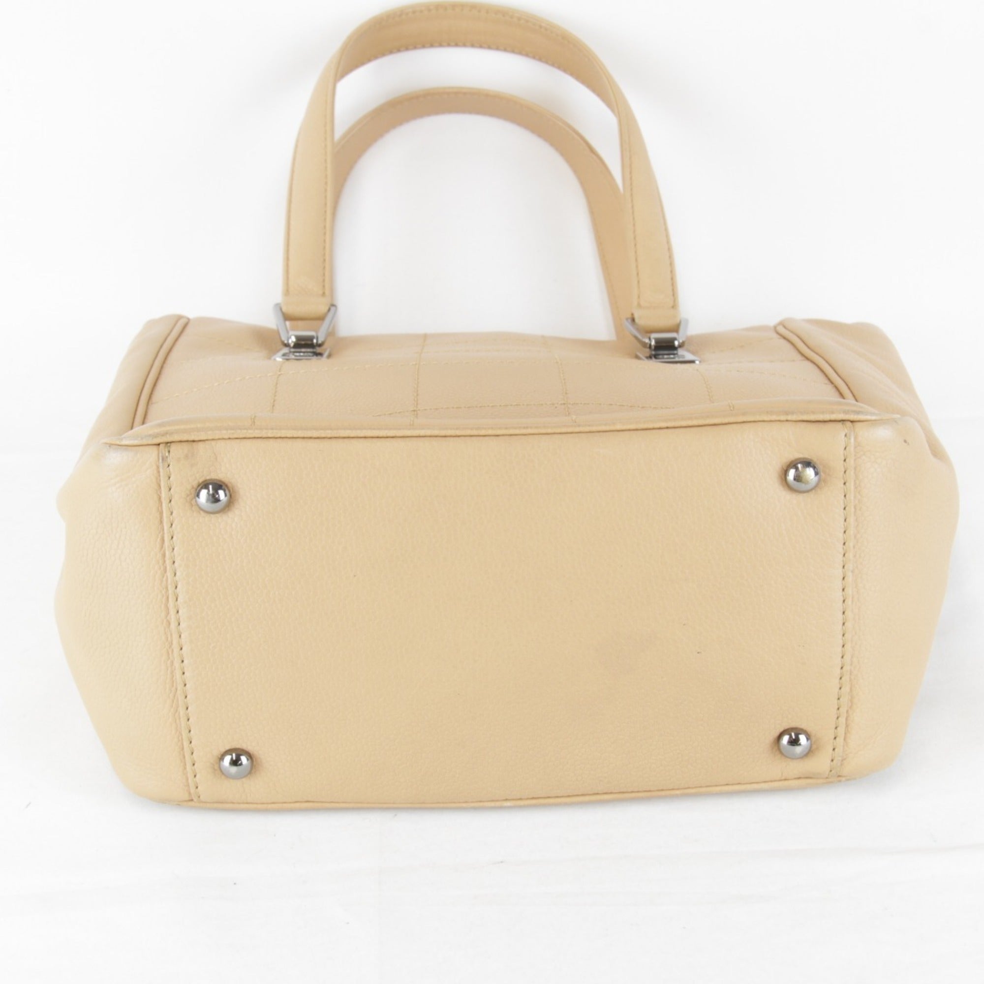 Chanel Beige Leather Tote Bag