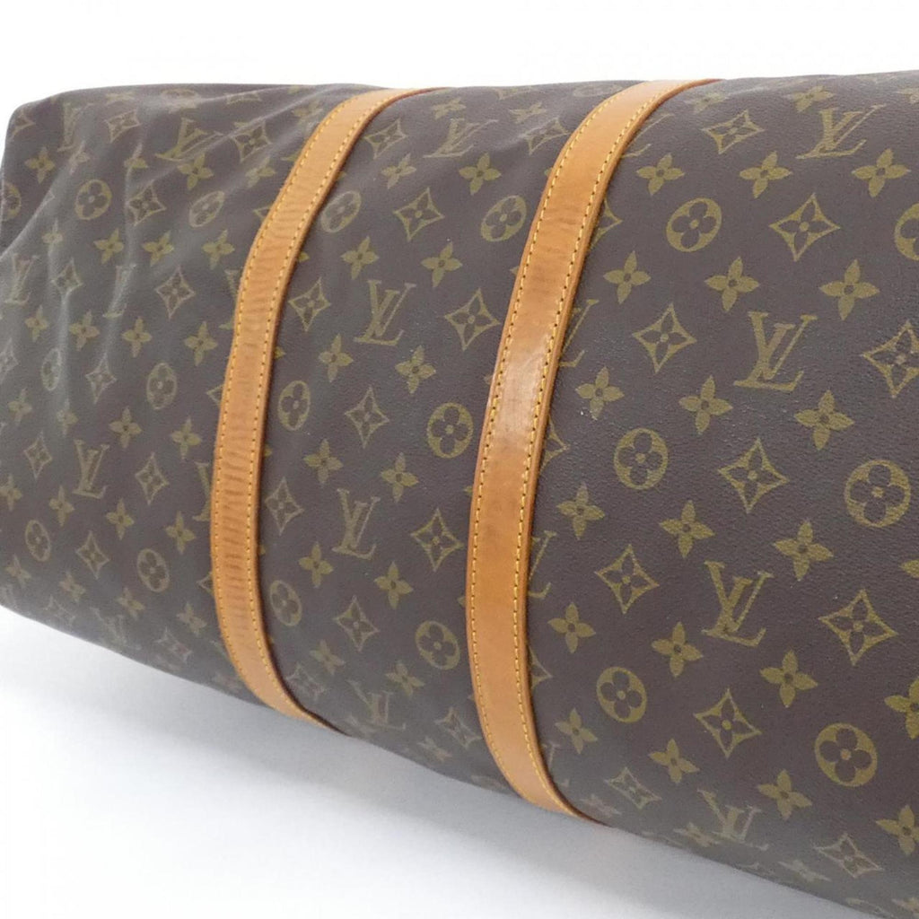 Louis Vuitton Marron Coated Canvas Boston Bag