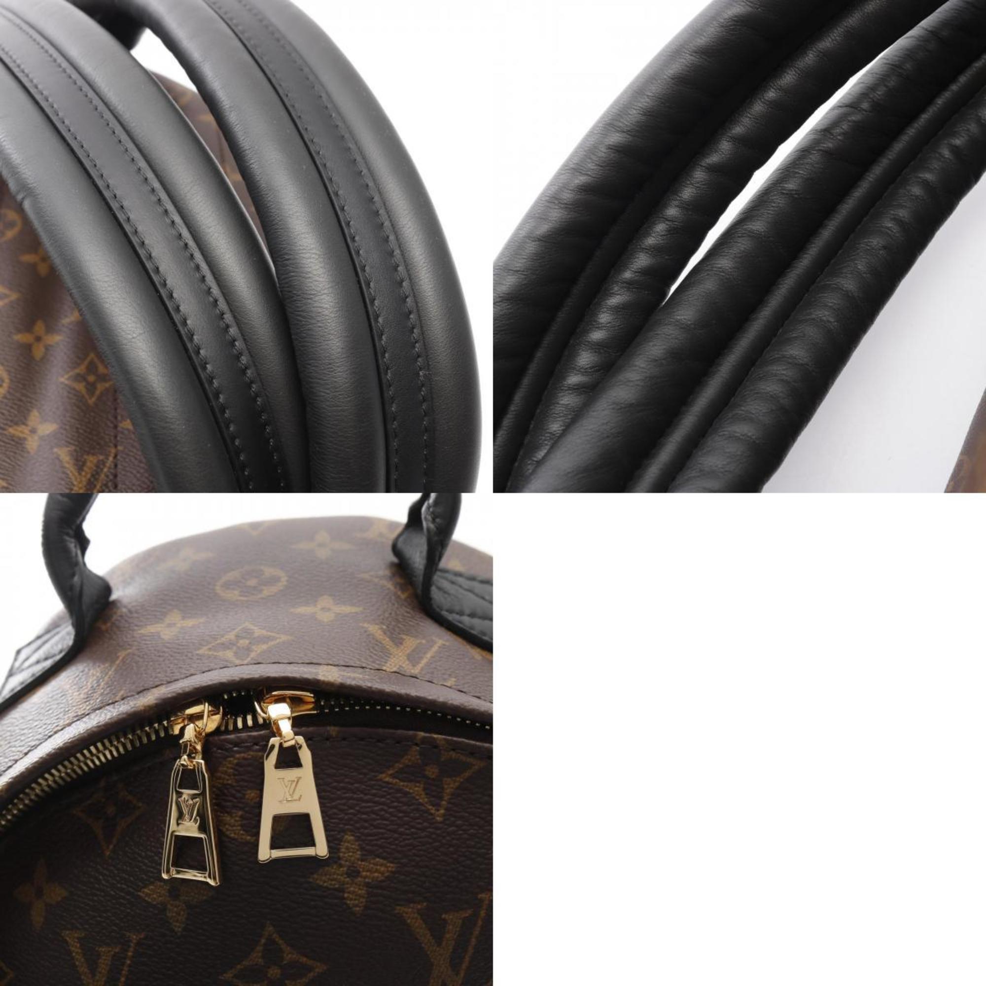 Louis Vuitton Brown Coated Canvas Leather Backpack