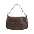 Louis Vuitton Marron Coated Canvas Pouch