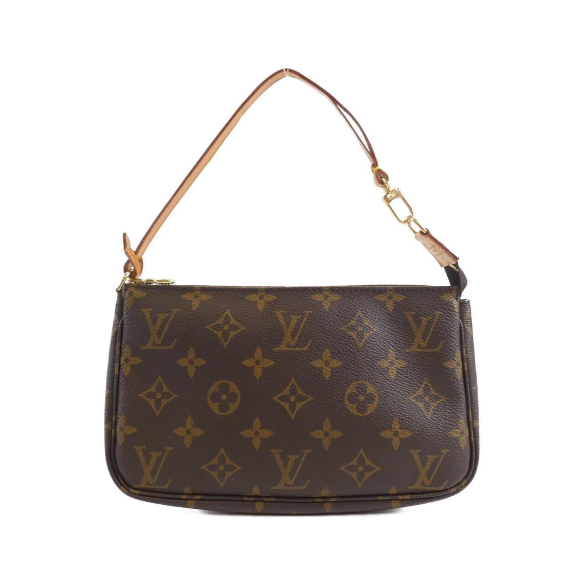 Louis Vuitton Marron Coated Canvas Pouch