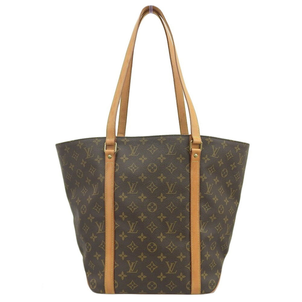 Louis Vuitton Brown Monogram Pvc Leather Shoulder Bag Tote Bag