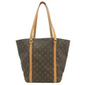 Louis Vuitton Brown Monogram Pvc Leather Shoulder Bag Tote Bag
